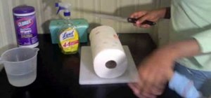 Make homemade cleaning wipes