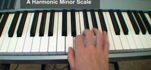 Play the melodic minor scale on the piano