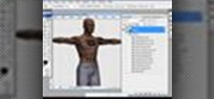 Add tattoos to Poser figures in Photoshop CS3 Extended