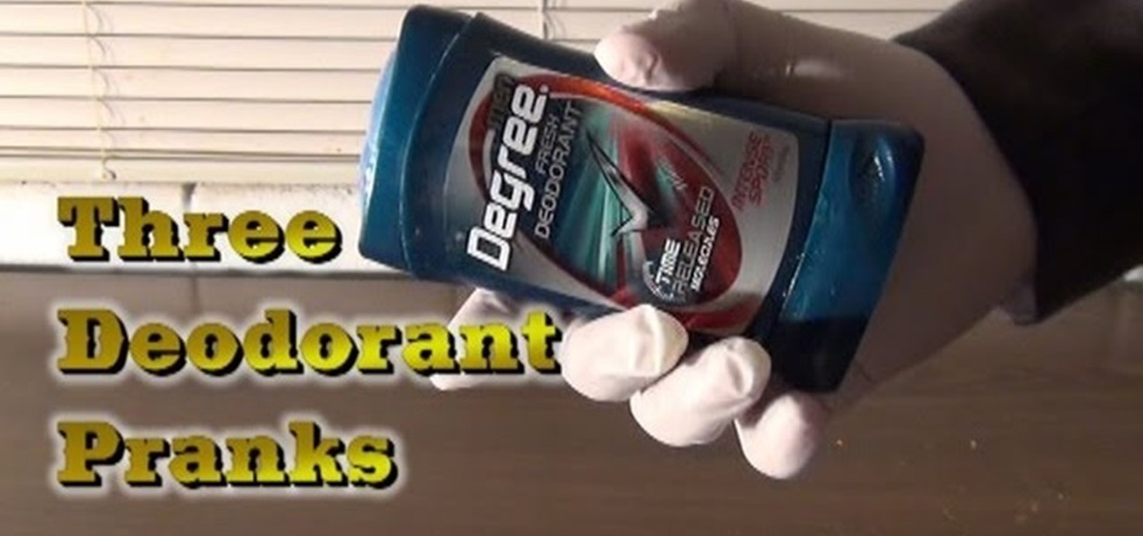 3 Deodorant Pranks You Can Do on Your Roommate!