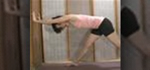Do a yoga parsvottanasana to stretch the hamstrings