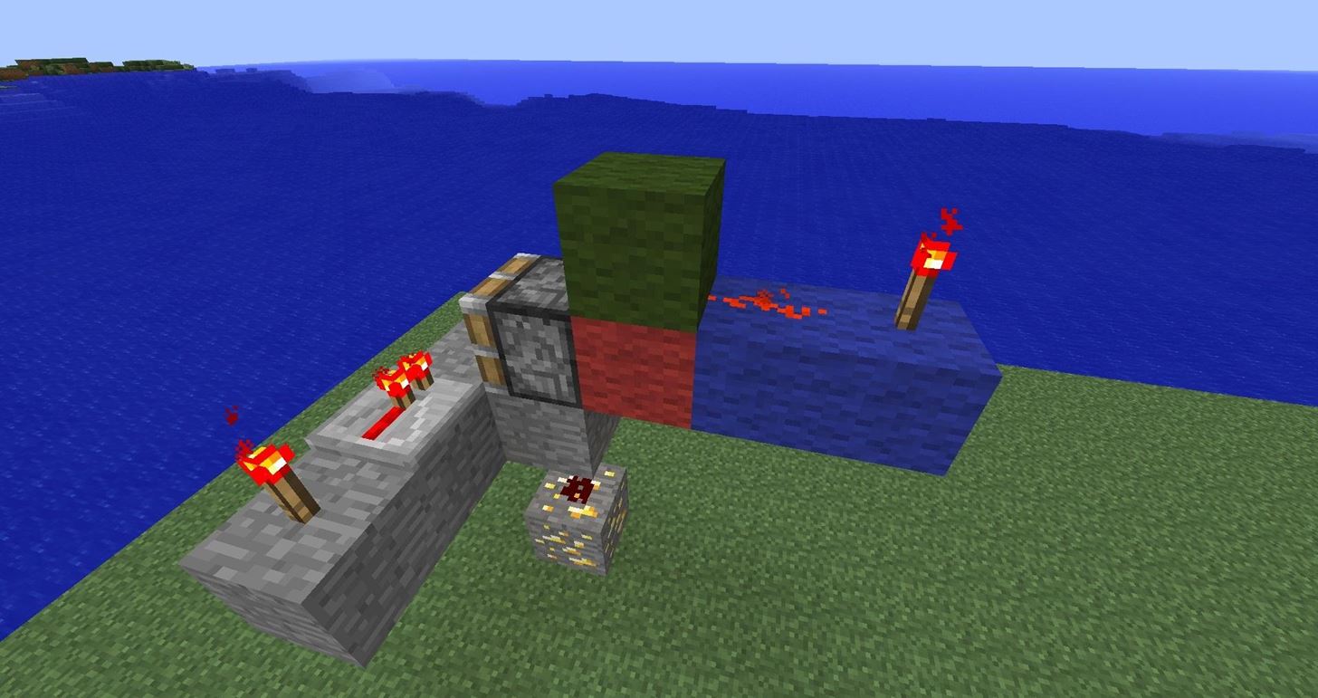 How to Make a Resource Friendly Floating Block Trap in Minecraft