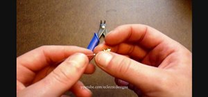 Attach a crimp and cover to jewelry
