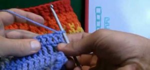 Do a right hander crochet pattern using front posts