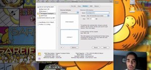 Create a partition & format an external hard drive