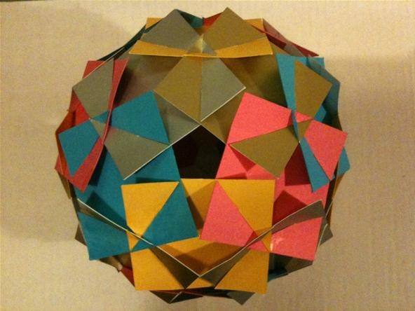 30 Square Sliding Modular Origami