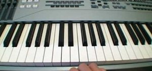 Play diminished chords on a piano or keyboard