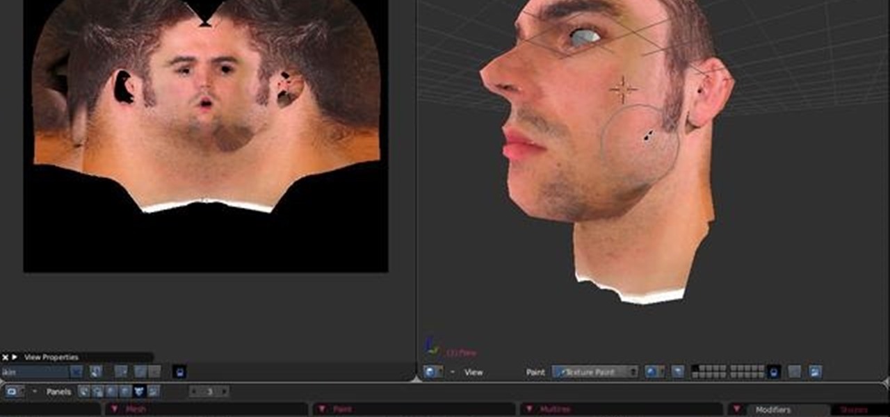 How to Texture with projection painting in 2.5 « Software Tips