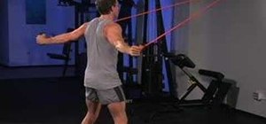 Tone your shoulders with tube reverse flys