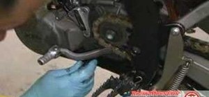 Change the oil on a KTM RFS 4-stroke motorcycle/ATV