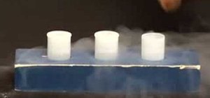 Blow open sealed containers using liquid nitrogen