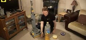 Replace a HEPA filter on a Dyson DC04 upright cleaner