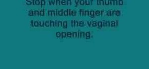 Insert a tampon the very first time