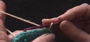 Crochet a double treble stitch