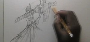 Draw anime fight scenes