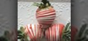 Make elegant and colorful chocolate covered strawberries