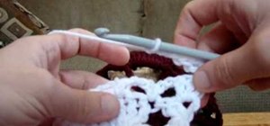 Crochet a lace pineapple pattern