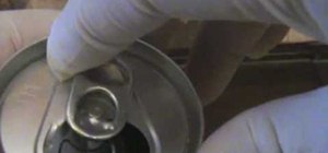 Reseal an opened soda can