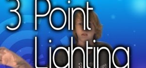 Use a 3 point lighting technique to make videos