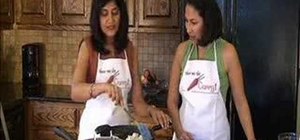 Make palak paneer (spinach with homemade cheese)