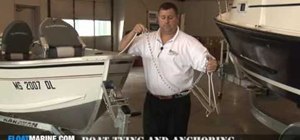 Properly tie and anchor your boat
