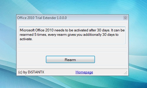 Trial Extender Gets you 180 Days of Office 2010 FREE!