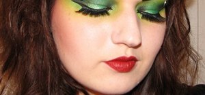 Create a sexy witch makeup look for Halloween