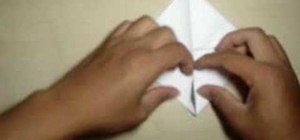 Origami a boat and sailor hat