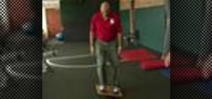 Improve balance and coordination with a wobble board