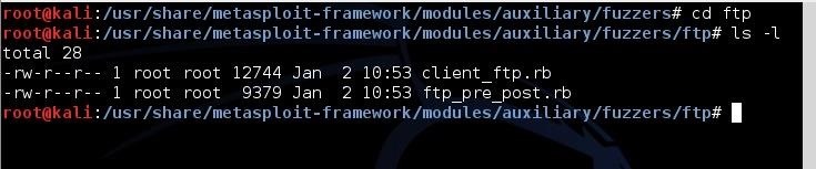 Metasploit FTP Modules