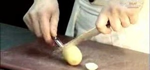 Make mushroom shaped potatoes