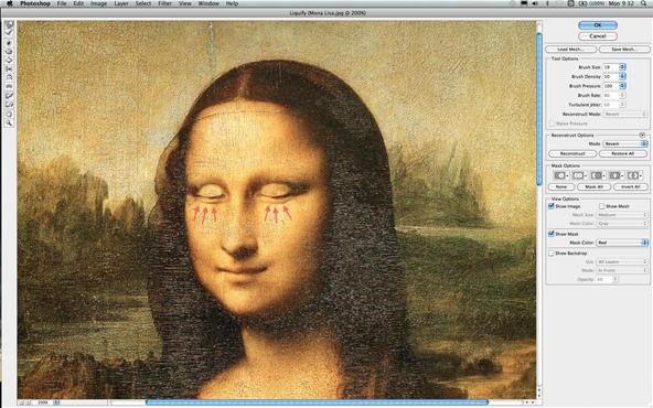 How to Make Mona Lisa's Eyes Blink in Photoshop (GIF Animation)
