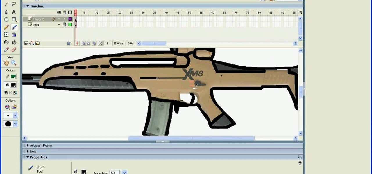 How to Draw guns in Macromedia Flash « Adobe Flash :: WonderHowTo
