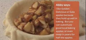 Make a double-crust apple pie