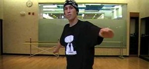 Dance an advanced wave in hip hop popping