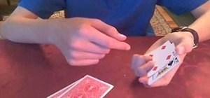 Execute the classic "oil and water" card trick