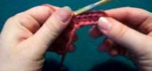 Make a half double crochet