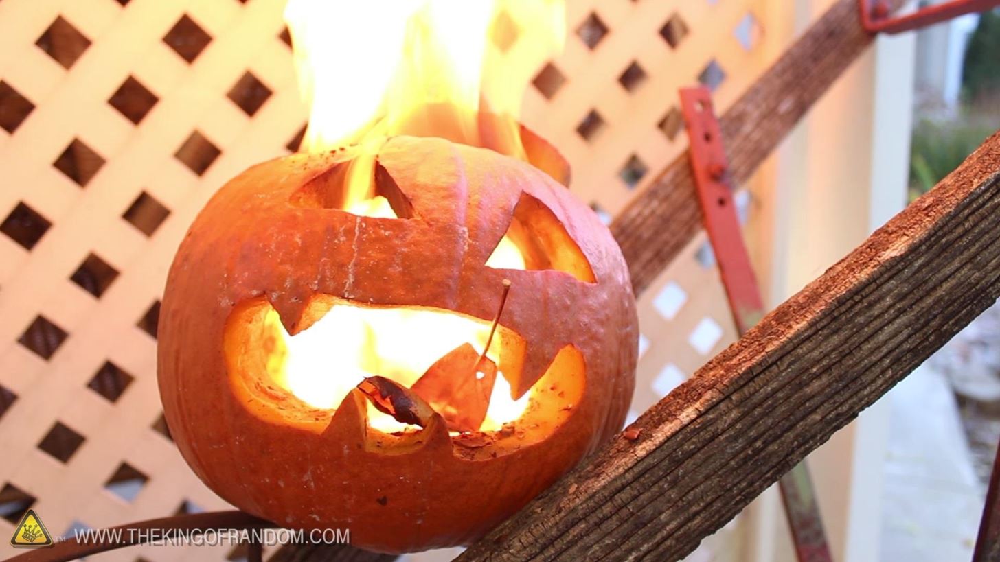 How to Make an Exploding Pumpkin Face (aka Blast-O'-Lantern) for Halloween