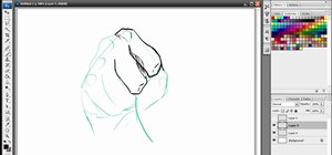 Draw stylized hands reminiscent of Marvel comics
