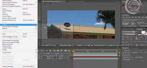 Add camera movement to a still image in After Effects