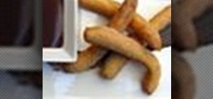 Make churros with thick chile-spiked chocolate