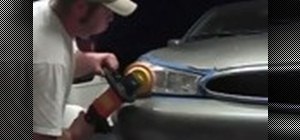 Clean your car's headlights
