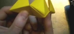 Make a simple origami bird with a moving mouth
