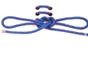 Tie a standard shoelace knot