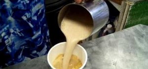 Make a hot mocha latte