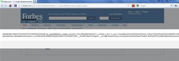 Forbes Exploited: XSS Vulnerabilities Allow Phishers to Hijack Sessions & Steal Logins