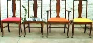 How To Re Upholster Vintage Dining Room Chairs Construction Repair Wonderhowto