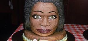 Extremely Creepy Oprah Winfrey Cake