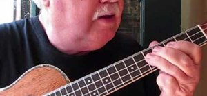 Play Deep Purple's "Smoke on the Water" on the ukulele
