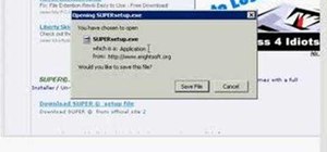 Download and install SUPER converter for Windows XP
